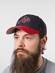 Бейсболка 47 BRAND арт. B-MVPTT01WBV-NY Atlanta Braves MLB (темно-синий / красный)